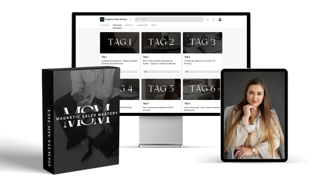 MAGNETIC SALES MASTERY – Starte Dein digitales Einkommen ohne eigenes Produkt, ohne Werbung, ohne Stress!
